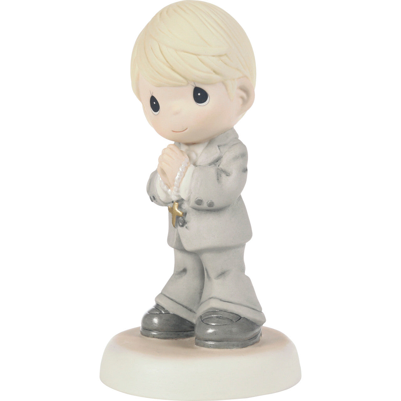 My First Communion Blond Hair Boy Figurine - Country N More Gifts