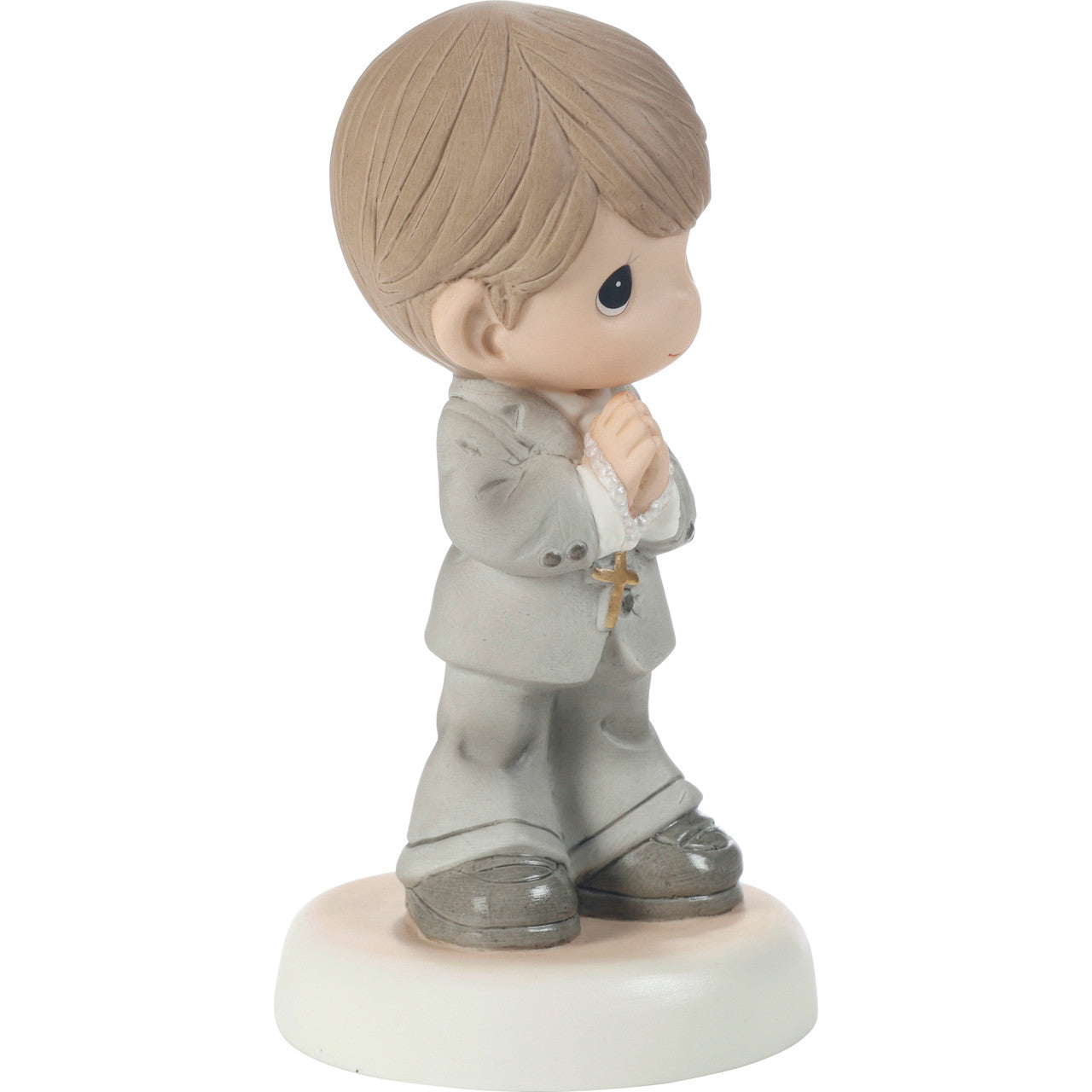 My First Communion Brunette Boy Figurine - Country N More Gifts