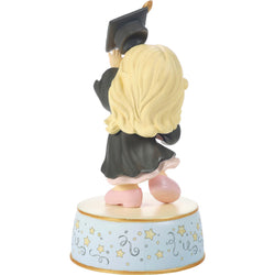 From Cap And Gown To New Horizons Blonde With Black Gown Musical - Country N More Gifts