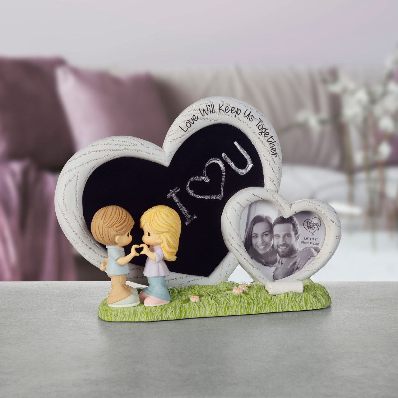 Love Will Keep Us Together Chalk Board Photo Frame - Country N More Gifts