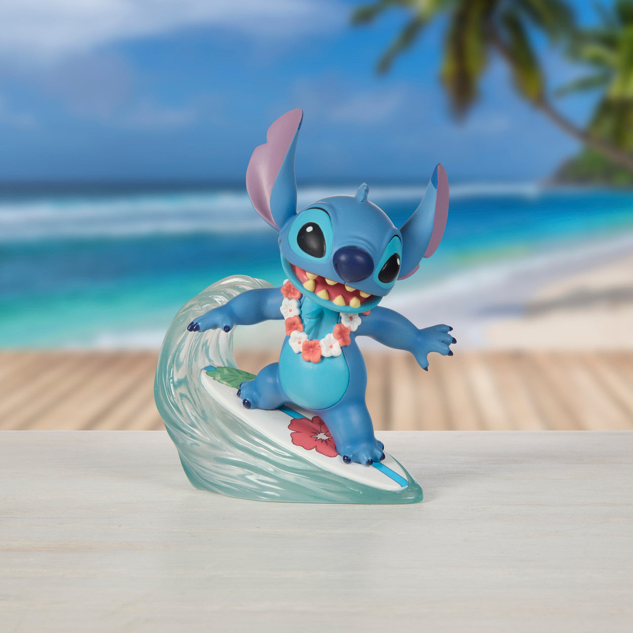 Riding The Waves Disney Stitch Figurine - Country N More Gifts