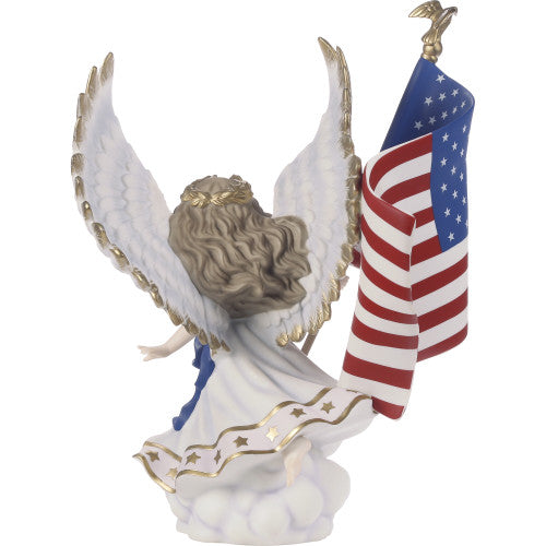 God Bless America Angel Figurine - Country N More Gifts