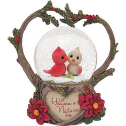 Let Heaven And Nature Sing Musical Snow Globe - Country N More Gifts