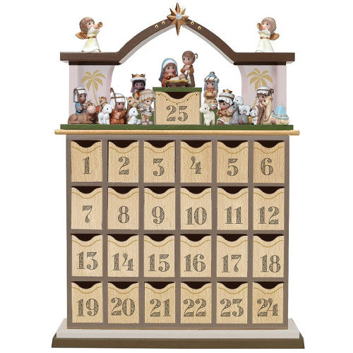 Countdown To Christmas Nativity Advent Calendar with Storybook - Country N More Gifts