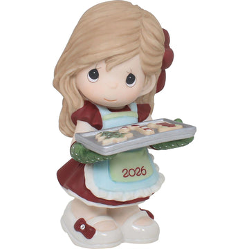 Baking Sweet Memories - Dated 2026 Girl Figurine - Country N More Gifts