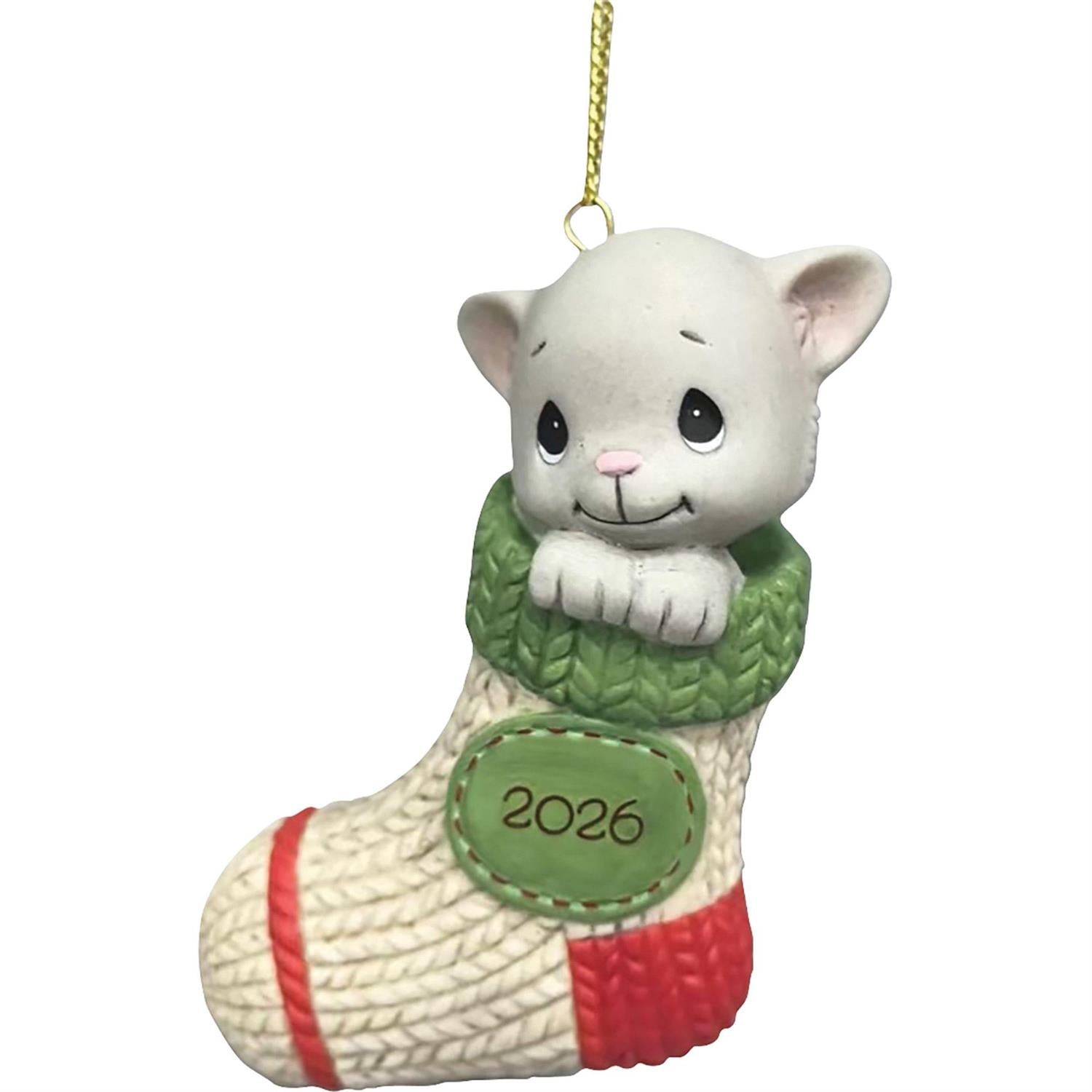 Purr-fectly Cozy Christmas - Dated 2026 Cat Ornament - Country N More Gifts
