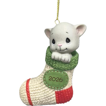 Purr-fectly Cozy Christmas - Dated 2026 Cat Ornament - Country N More Gifts