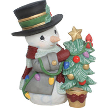 Even The Smallest Tree - Annual Snowman With Tree Figurine