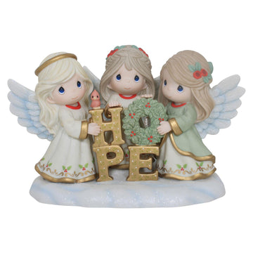 A Season Of Hope - Limited Edition Angels Holding HOPE Figurine - Country N More Gifts