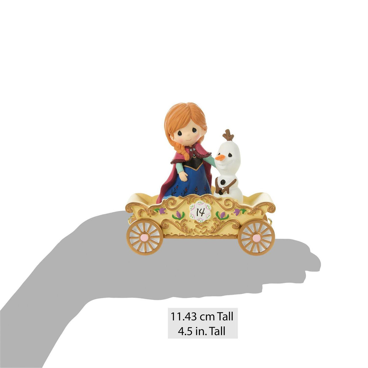 Princess Anna and Olaf in a Birthday Train Car