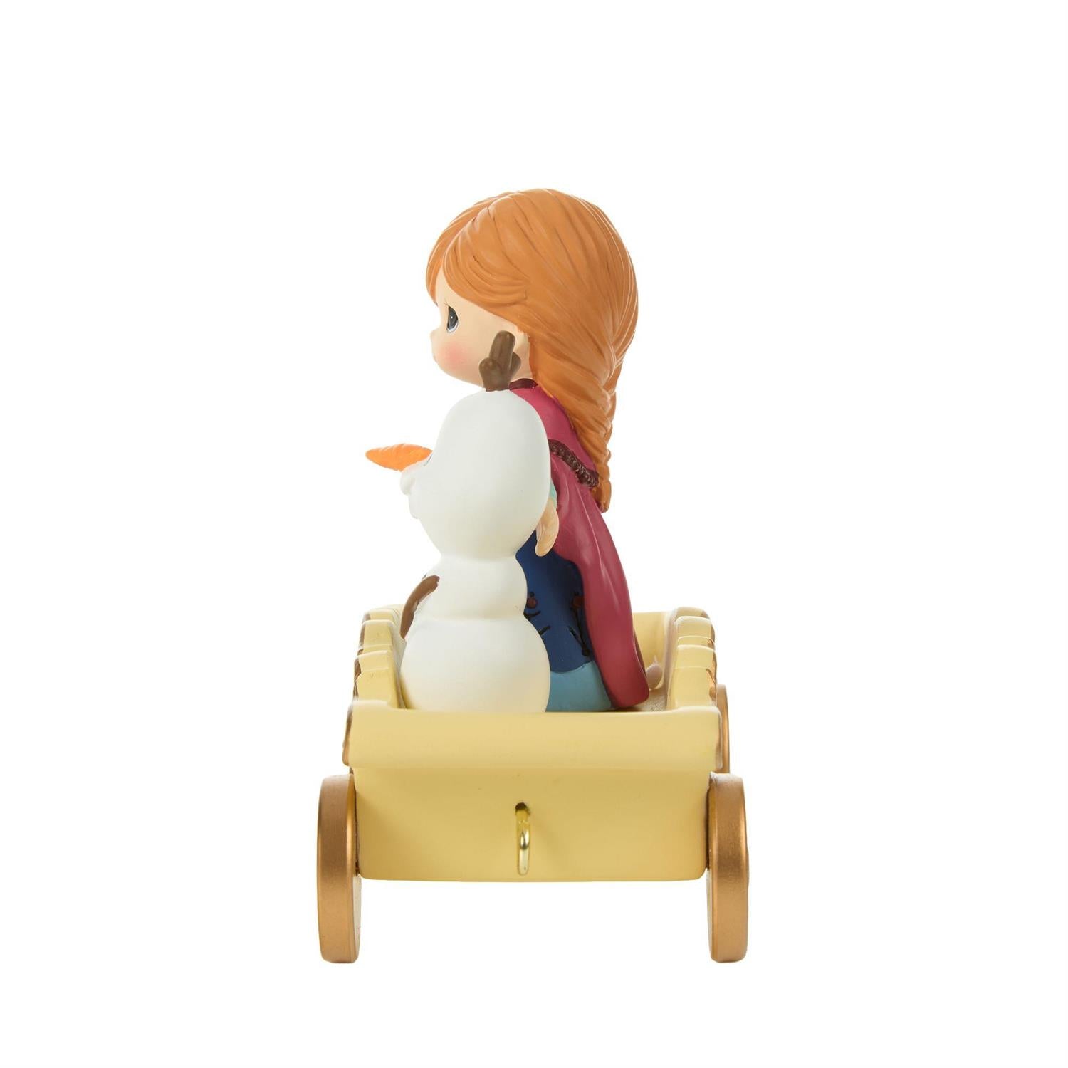 Princess Anna and Olaf in a Birthday Train Car