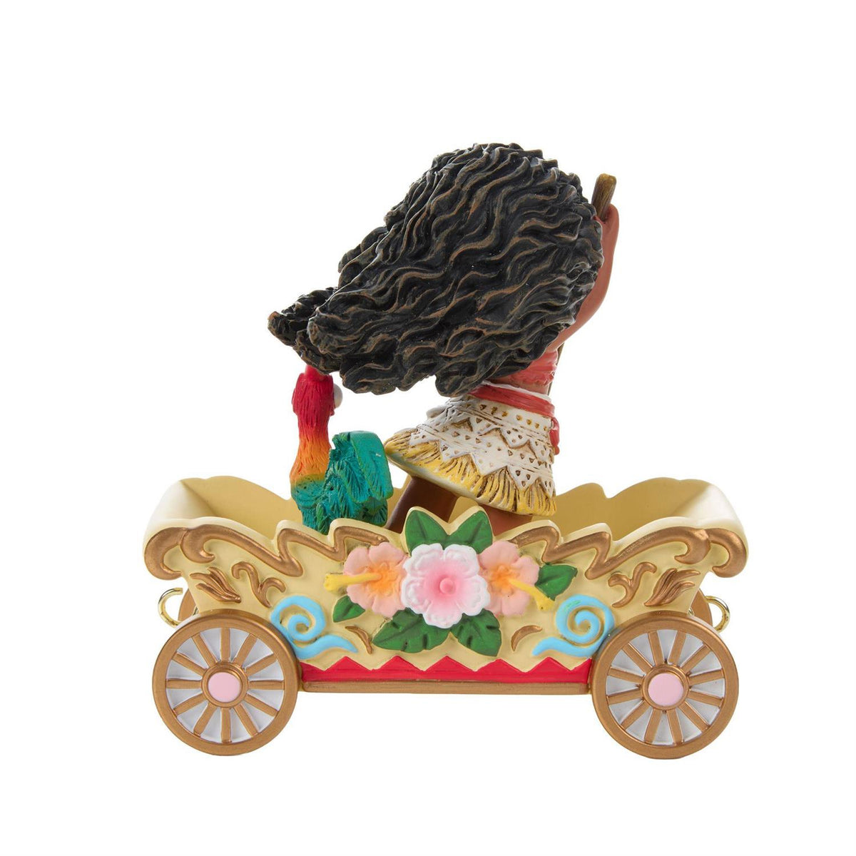 Moana and Heihei on the Birthday Parade Train
