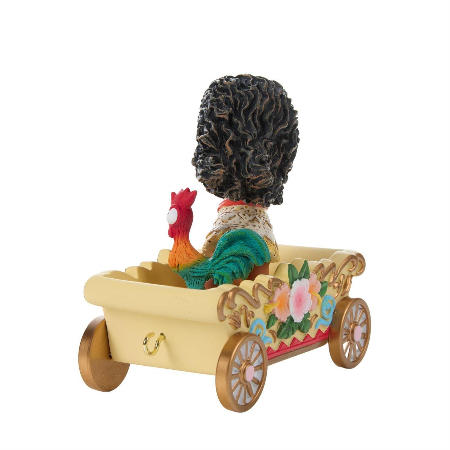 Moana and Heihei on the Birthday Parade Train