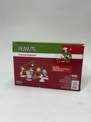 *BOX DAMAGE* Peanuts Pageant, Set Of 8