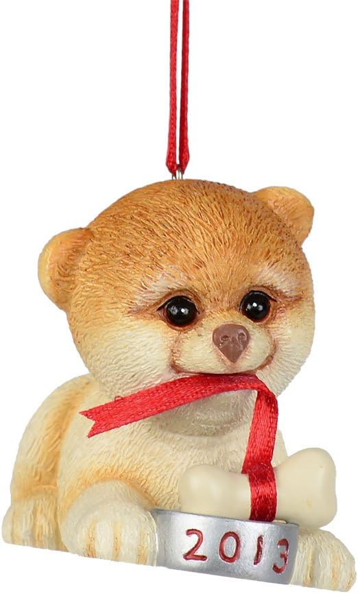 NO BOX - Dated Dog Dish Ornament - Country N More Gifts
