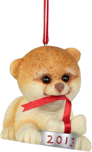 NO BOX - Dated Dog Dish Ornament - Country N More Gifts