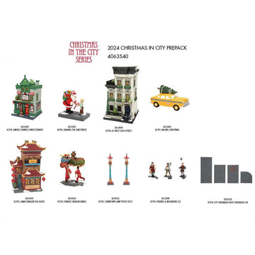 All New For 2024 Christmas In The City Village Lit Buildings And Accessories  - Country N More Gifts