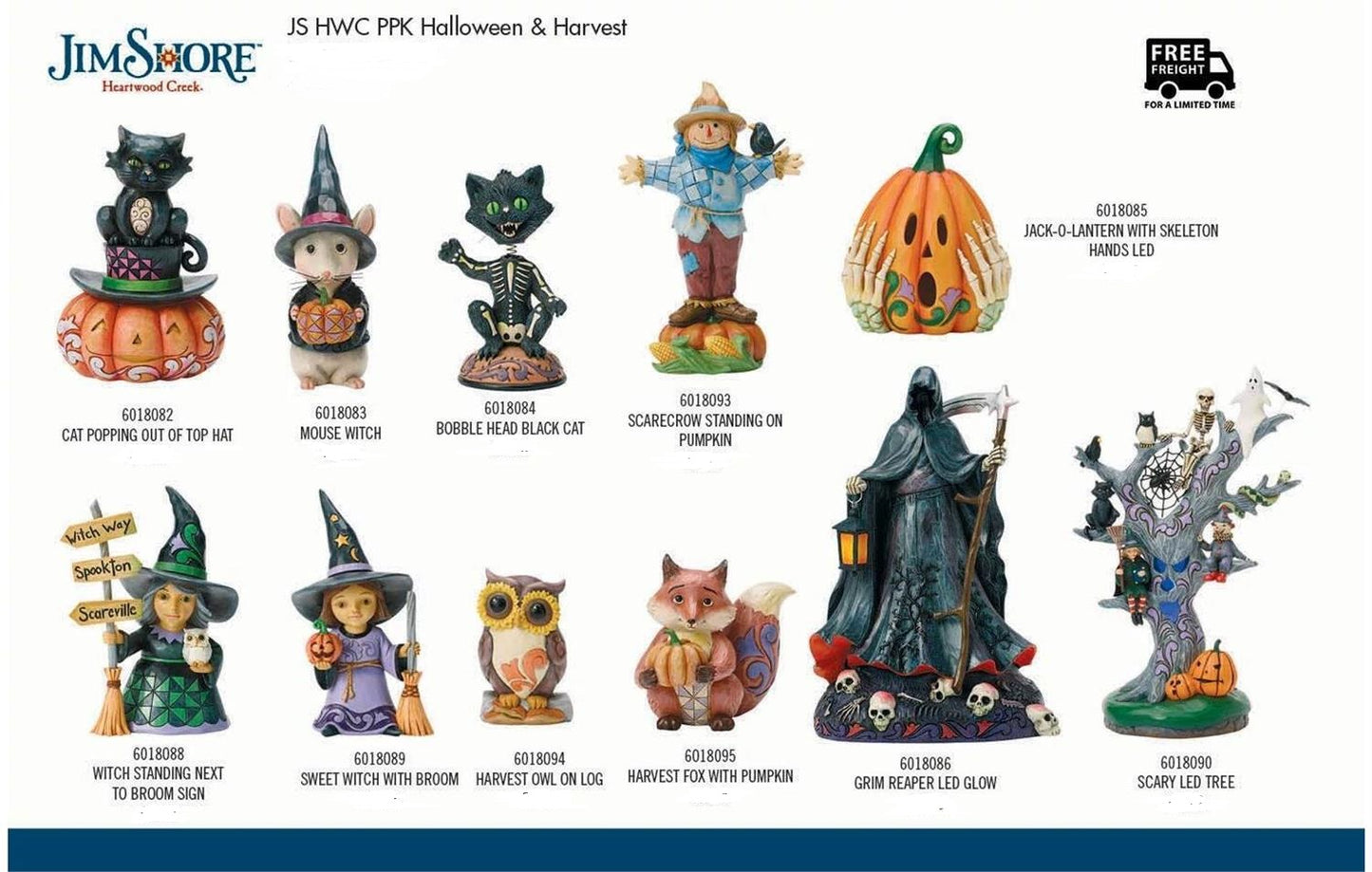 Jim Shore Halloween and Harvest Bundle - 2026 - Country N More Gifts