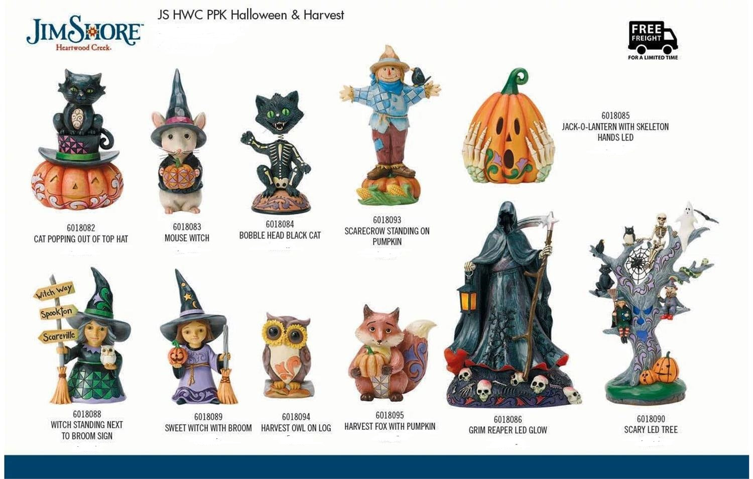 Jim Shore Halloween and Harvest Bundle - 2026 - Country N More Gifts