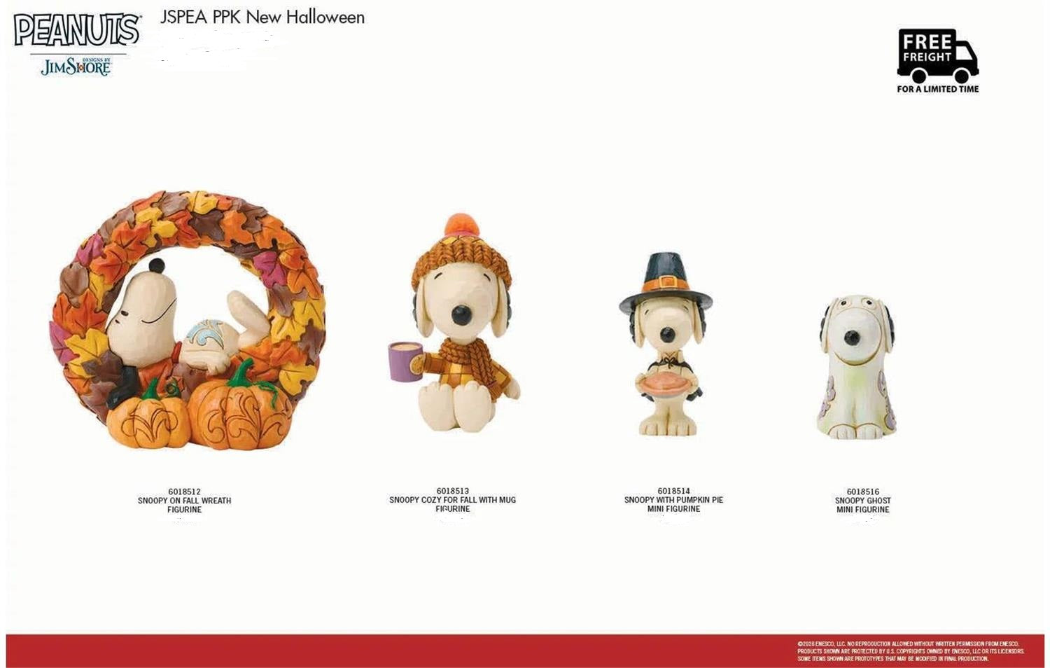 Jim Shore Peanuts Harvest Bundle - 2026 - Country N More Gifts