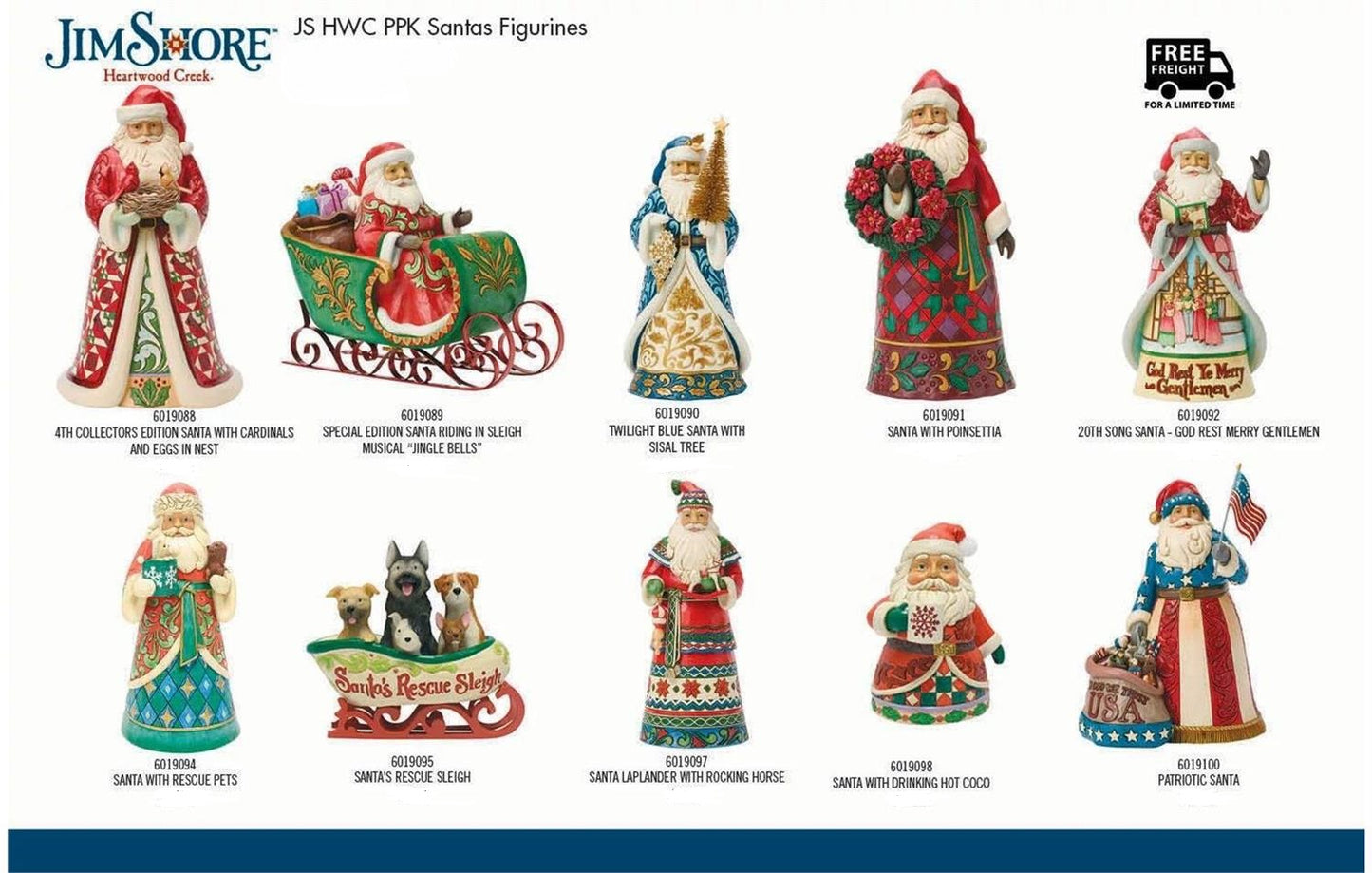 Jim Shore Santa Bundle - 2026 - Country N More Gifts