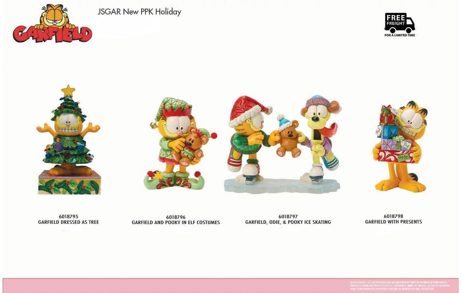 Jim Shore Garfield Holiday Bundle - 2026 - Country N More Gifts