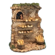 Fontanini Bread Stand Building Italian Nativity Village Figurine Set