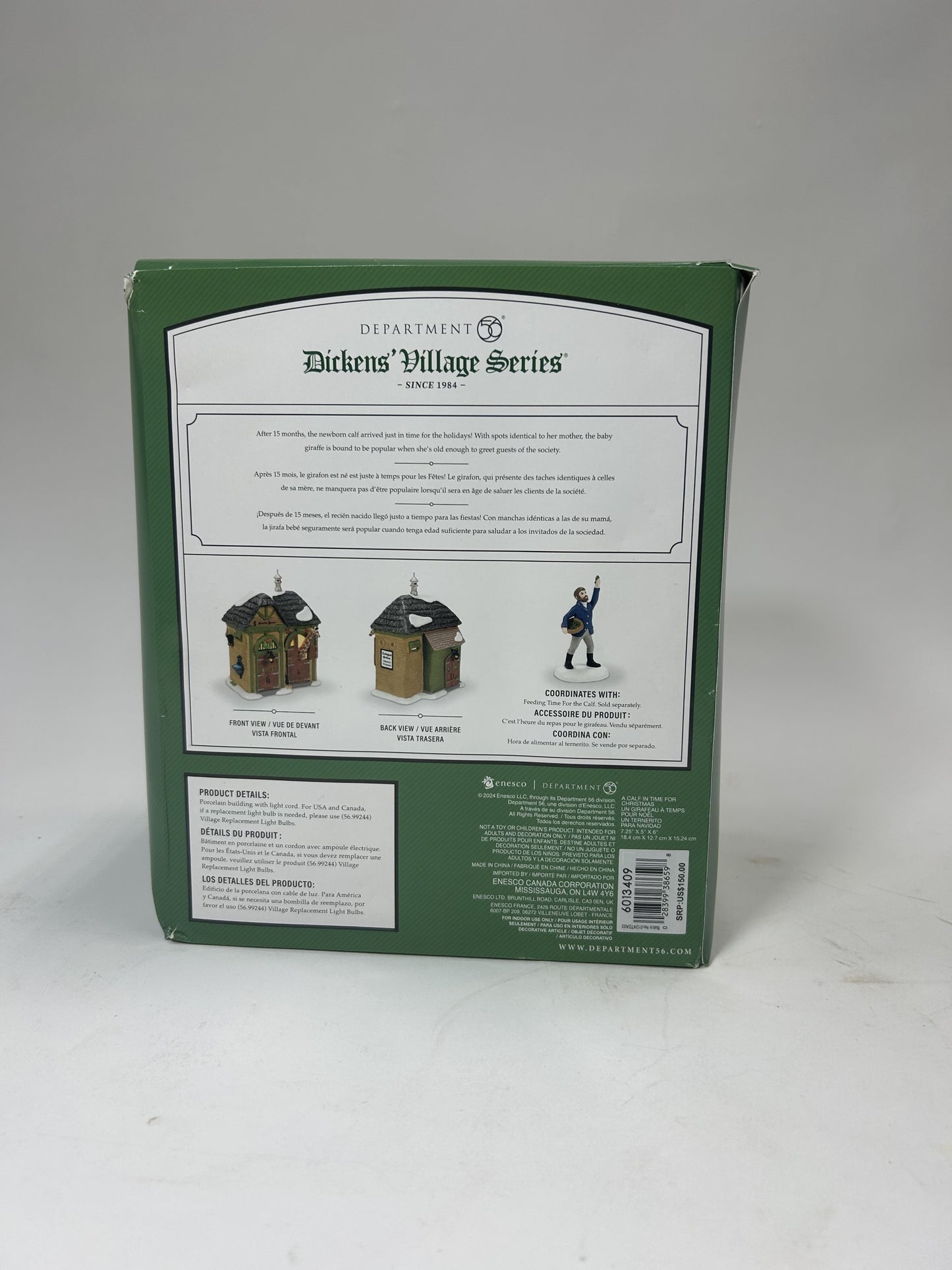 BOX DAMAGE - A Calf In Time For Christmas - Country N More Gifts