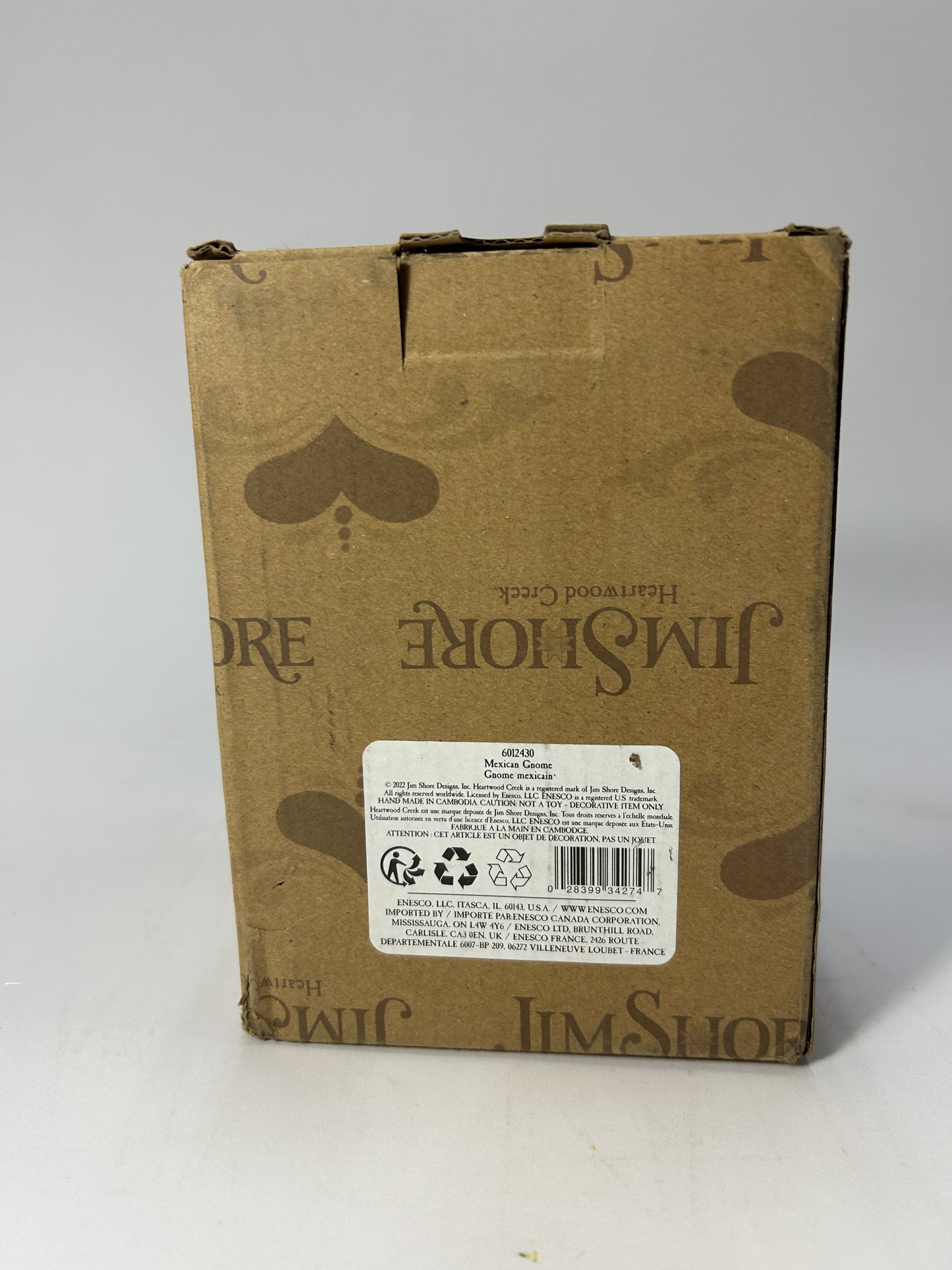 BOX DAMAGE - Mucho Gusto - Mexican Gnome - Country N More Gifts