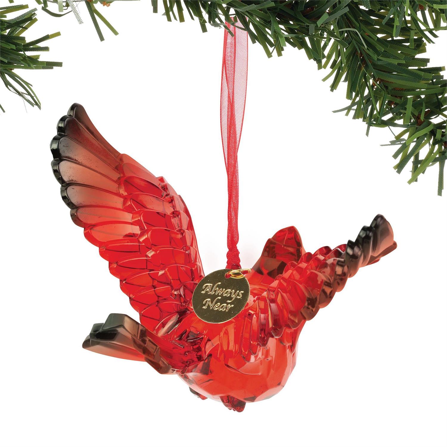 Acrylic Cardinal Ornament  - Country N More Gifts