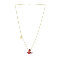 Always Cardinal Necklace Gold  - Country N More Gifts