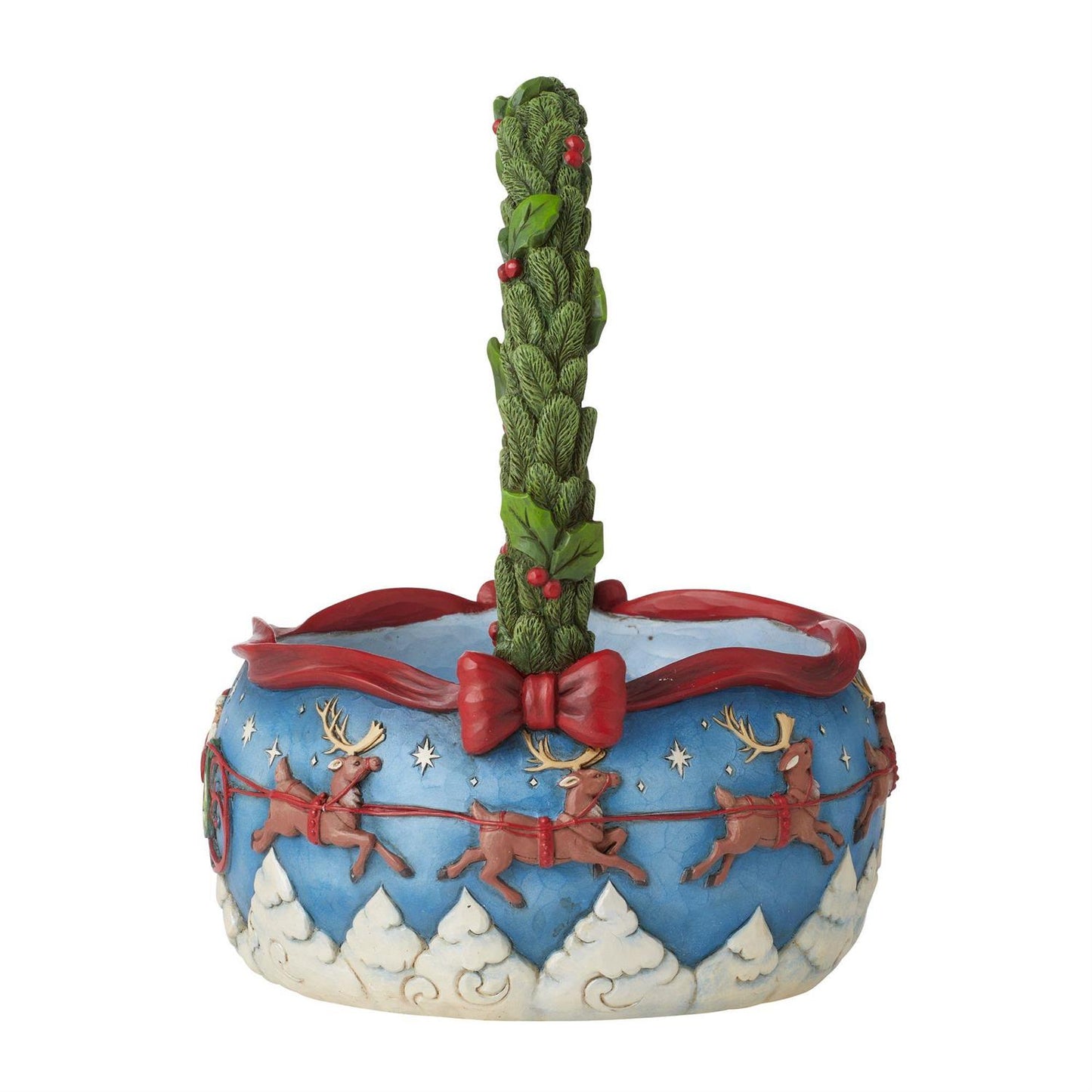 Set/4 Christmas Basket w/Ornament  - Country N More Gifts