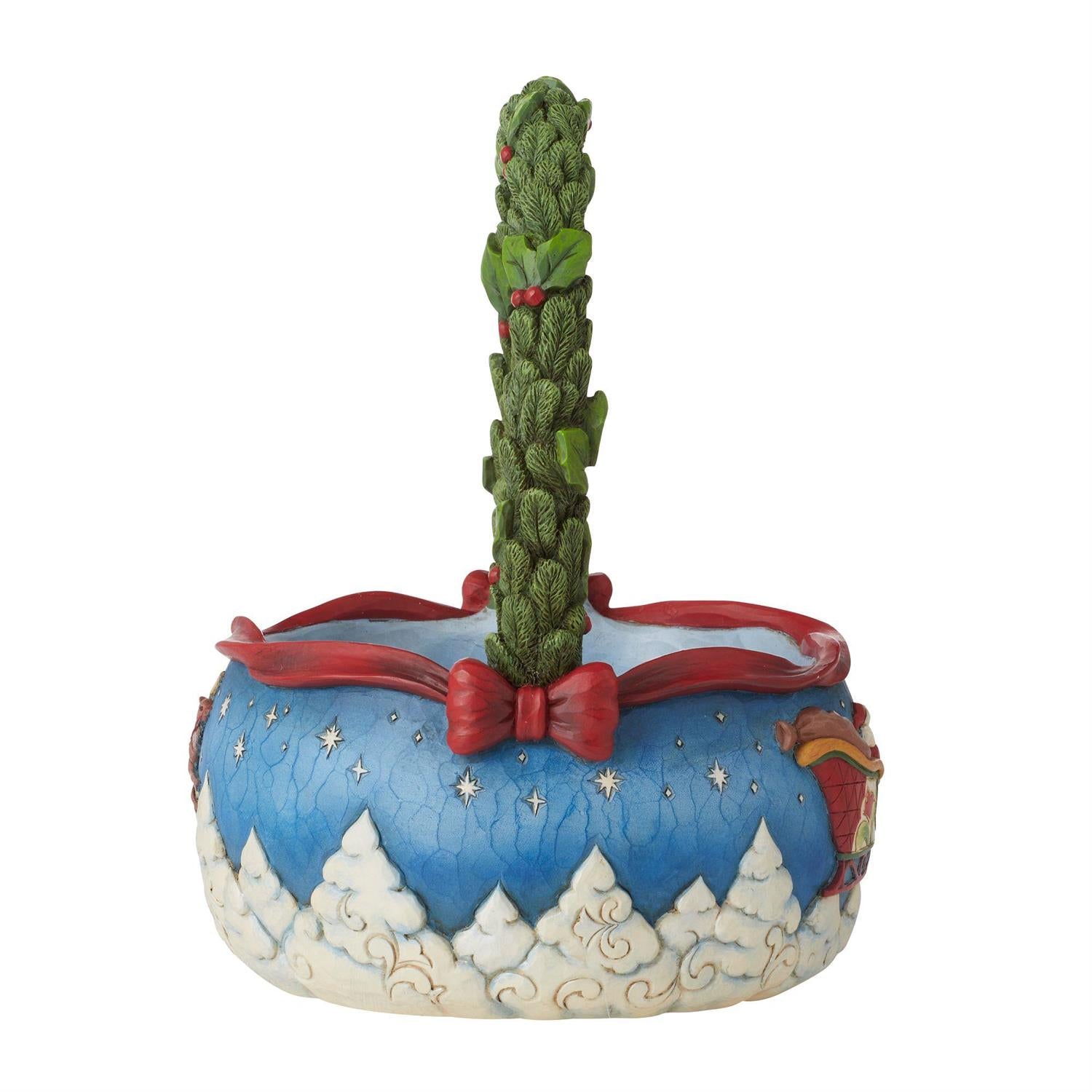Set/4 Christmas Basket w/Ornament  - Country N More Gifts