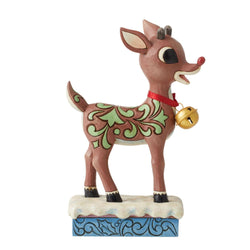 Rudolph w/Oversized Jingle Bel  - Country N More Gifts