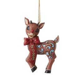 Dated 2023 Rudolph Ornament  - Country N More Gifts