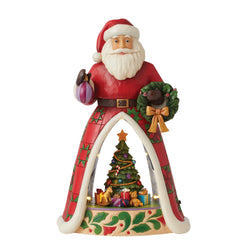 Santa with LED Scene - Country N More Gifts