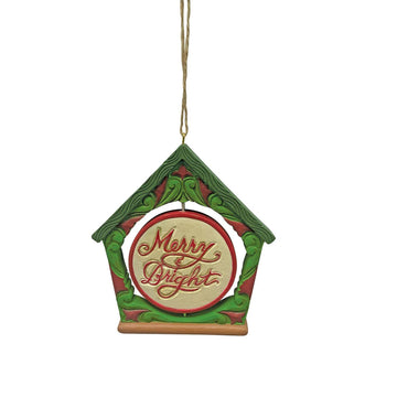 Cardinal Bird House Promo Ornament  - Country N More Gifts