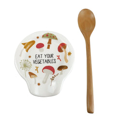Mushroom Spoonest w Spoon Set  - Country N More Gifts