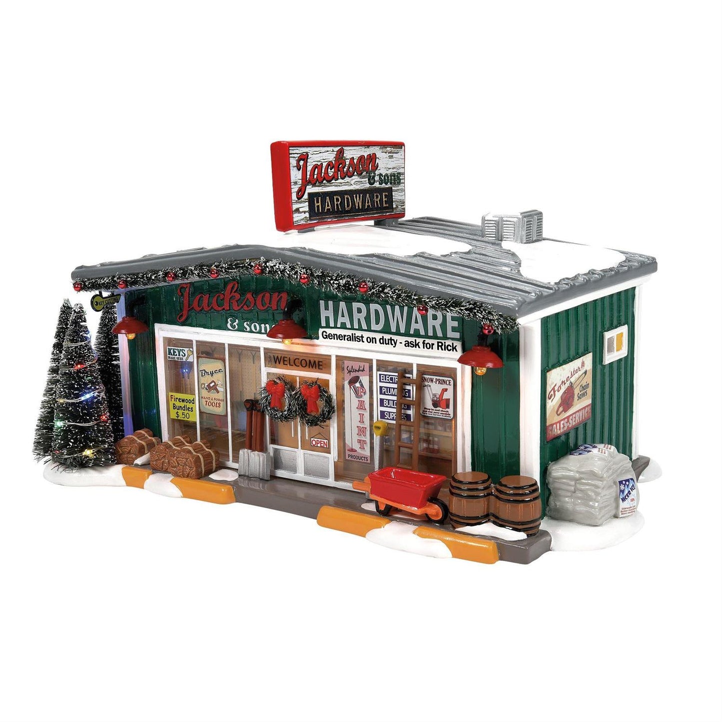 All New For 2024 Snow Village Lit Buildings And Accessories  - Country N More Gifts