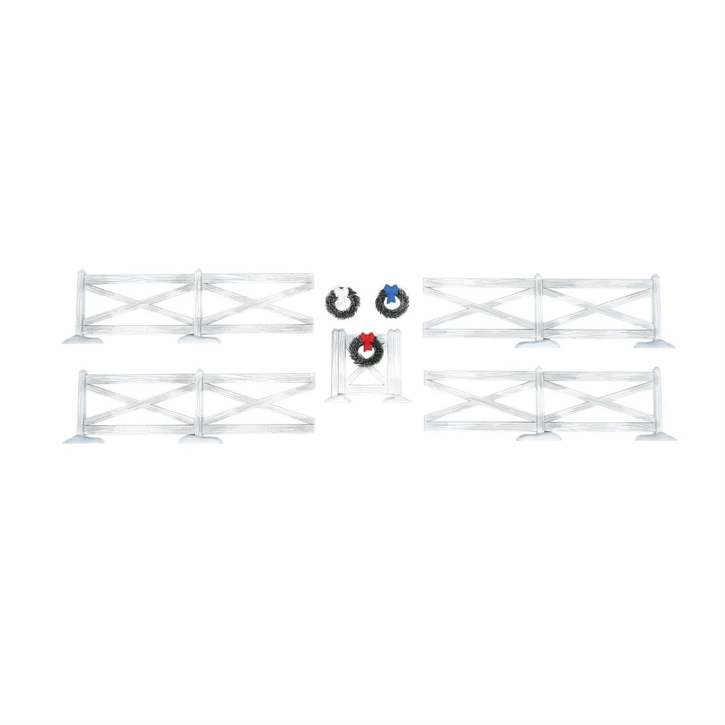 White Crossbuck Fence Set - Country N More Gifts