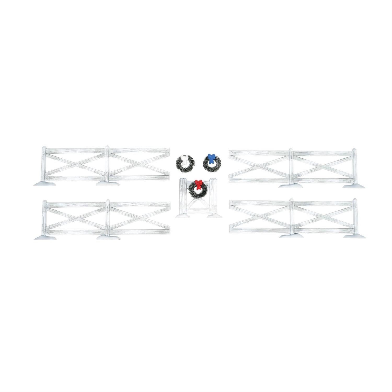 White Crossbuck Fence Set - Country N More Gifts
