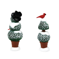 Cardinal Christmas Topiaries Set of 2  - Country N More Gifts