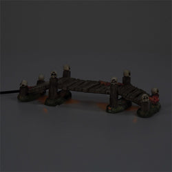 LIT Haunted Boardwalk Bridge  - Country N More Gifts