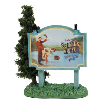 Where Everyone Fits In - Schitts Creek Welcome Sign  - Country N More Gifts