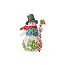 Sweet Christmas Wishes - Snowman with Candy Hallmark