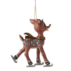 Rudolph Ice Skating Ornament  - Country N More Gifts