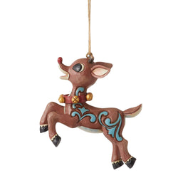 Rudolph in Flight Ornament  - Country N More Gifts