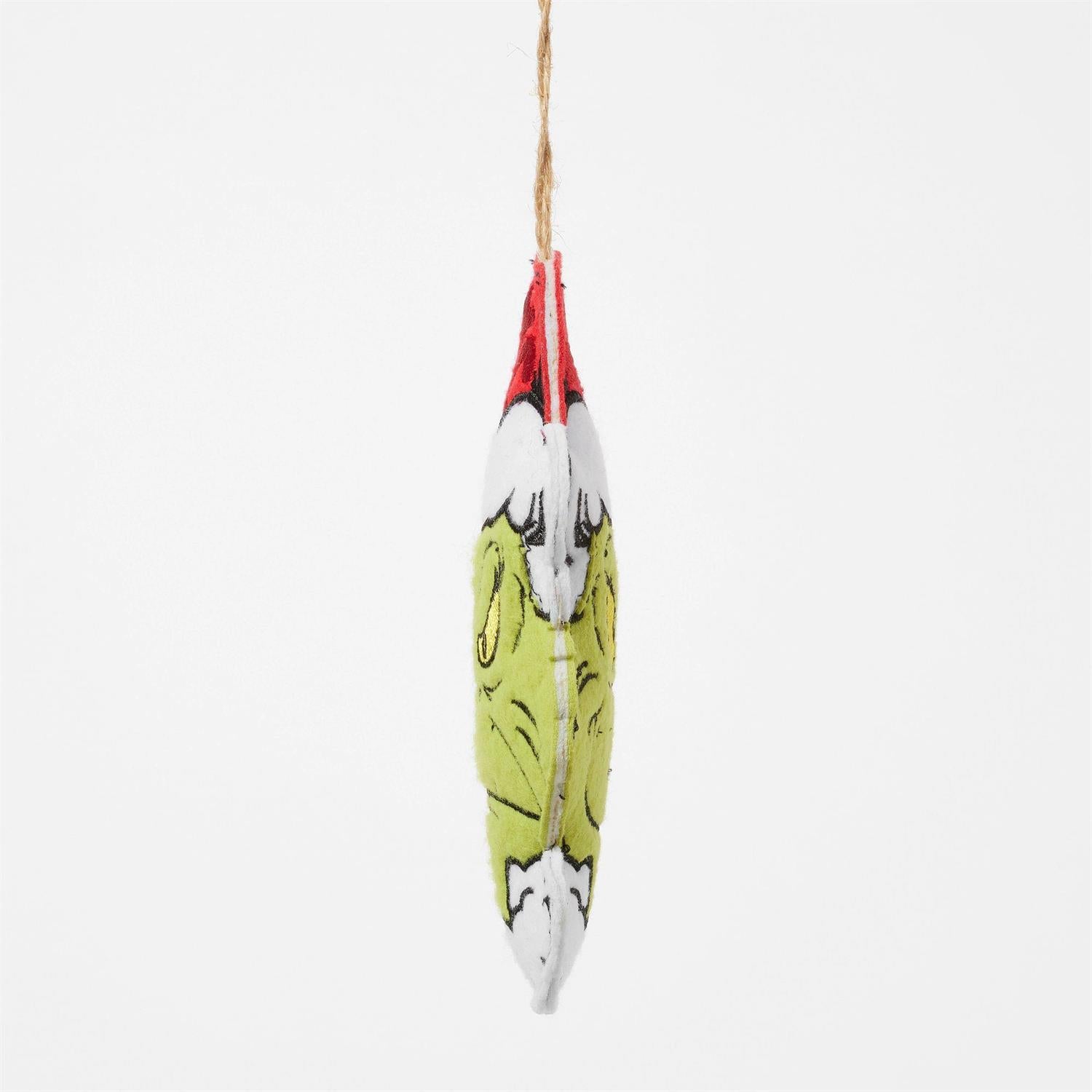 Grinch Naughty/Nice Felt Ornament - Country N More Gifts