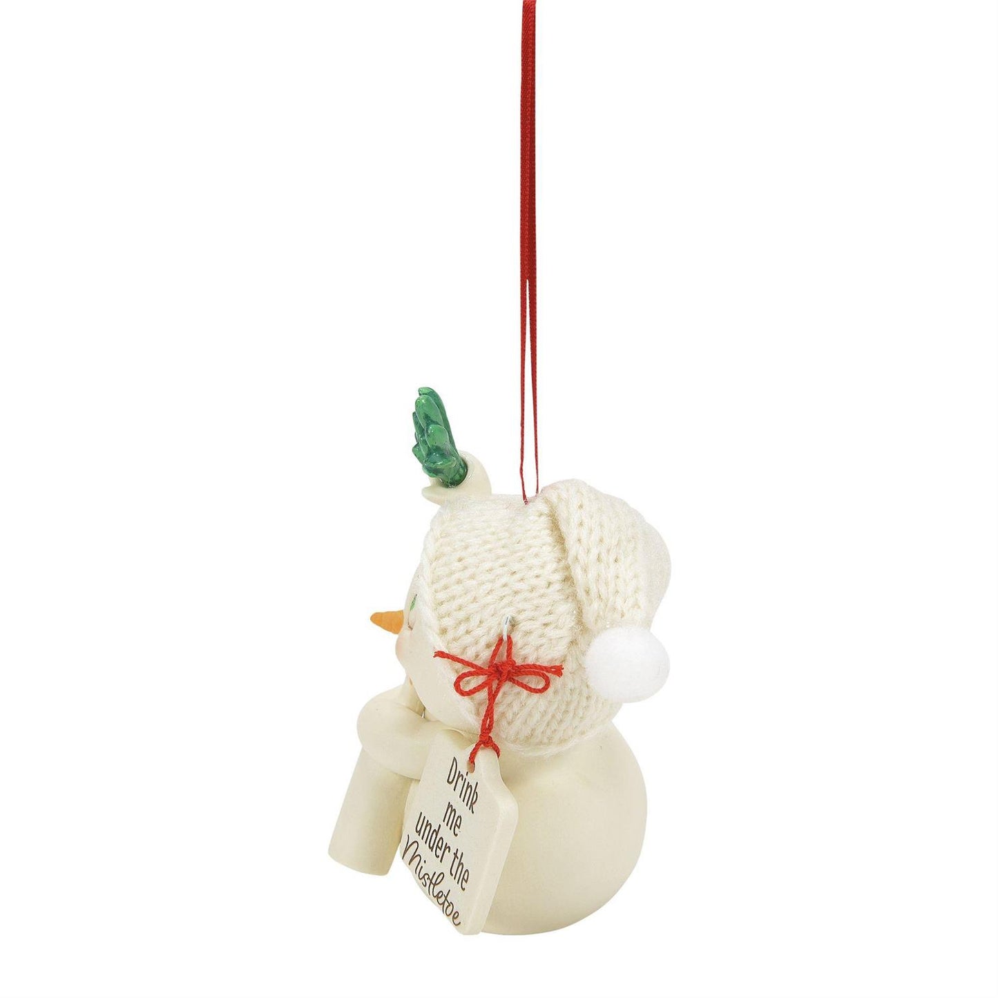 Drink Me Under Mistletoe Ornament  - Country N More Gifts