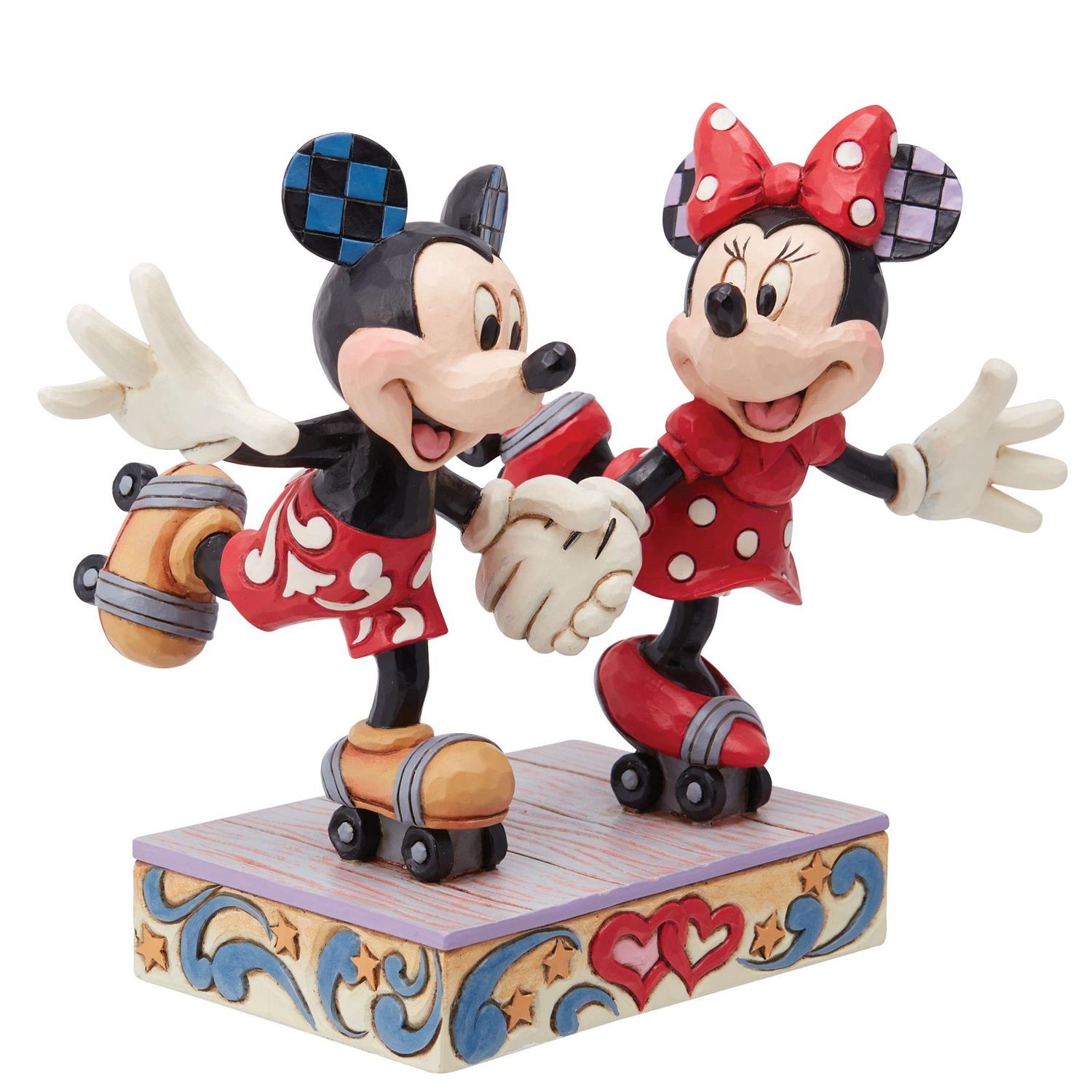 A Sweet Skate - Mickey & Minnie Roller Skating  - Country N More Gifts